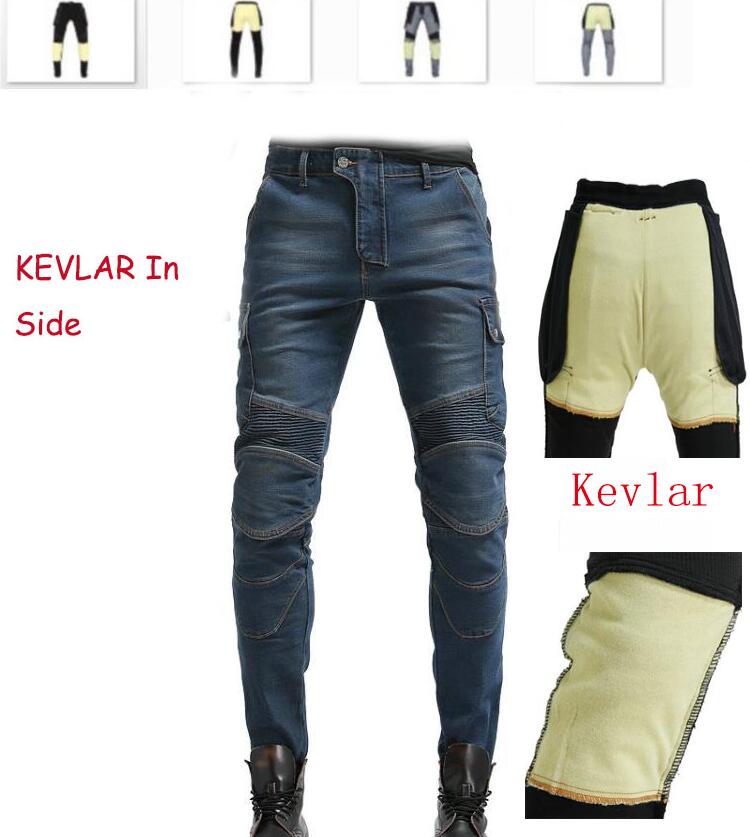 Motorcycle Gear Jeans - Pantalones de Ciclismo de terciopelo para