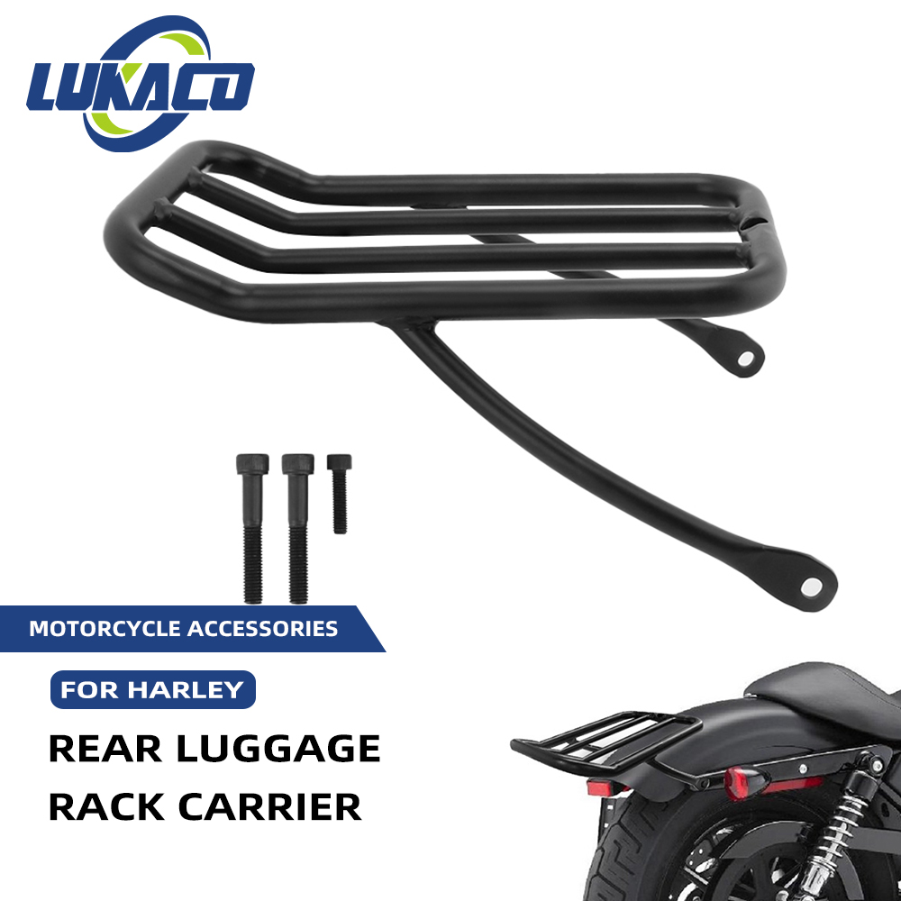 Motorcycle Gear Rack - Respaldo de hierro para pasajero de