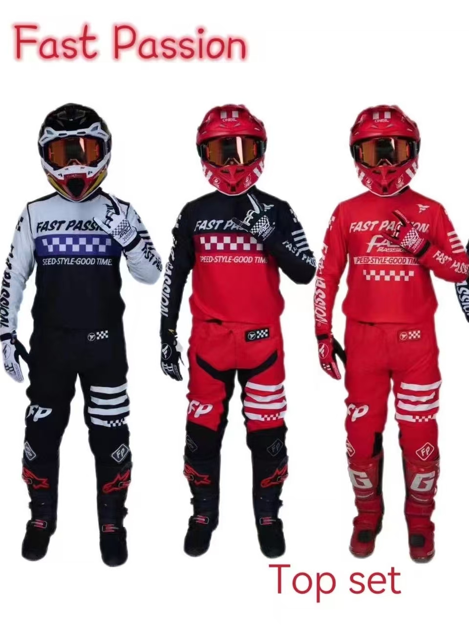 Motorcycle Gear Women - 2025 fastpassion para fox Motocross Gear