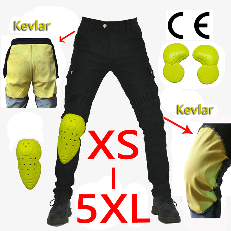 Motorcycle Gear Jeans - Pantalones de Moto Kevlar para hombre,