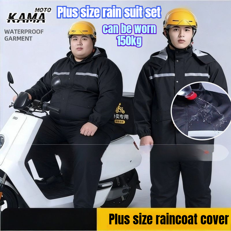 Motorcycle Gear Rain - Conjunto de Pantalones y Chaqueta Impermeables