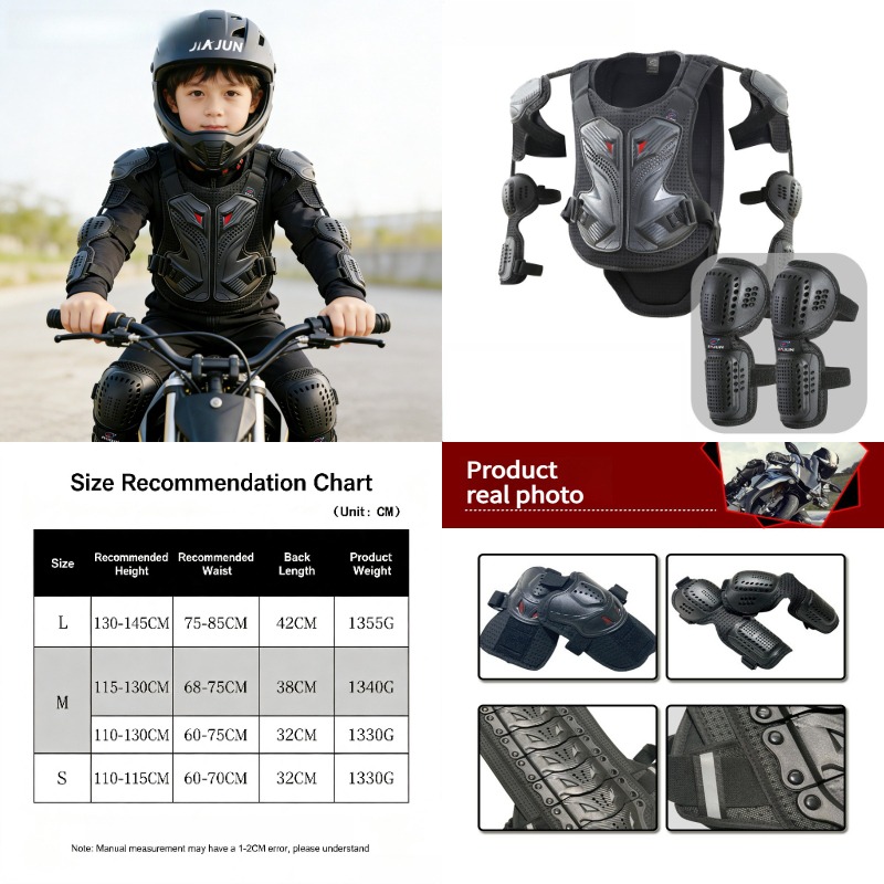 Motorcycle Gear For Kids - Nuevo Chaleco de Protección para Niños