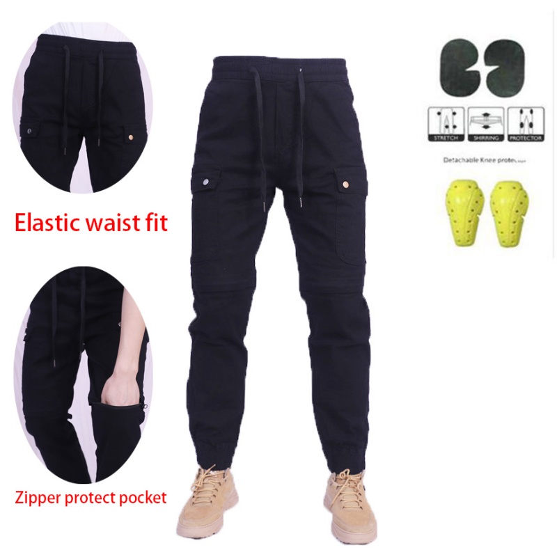 Motorcycle Gear Jeans - Pantalones de mezclilla casuales para motociclismo