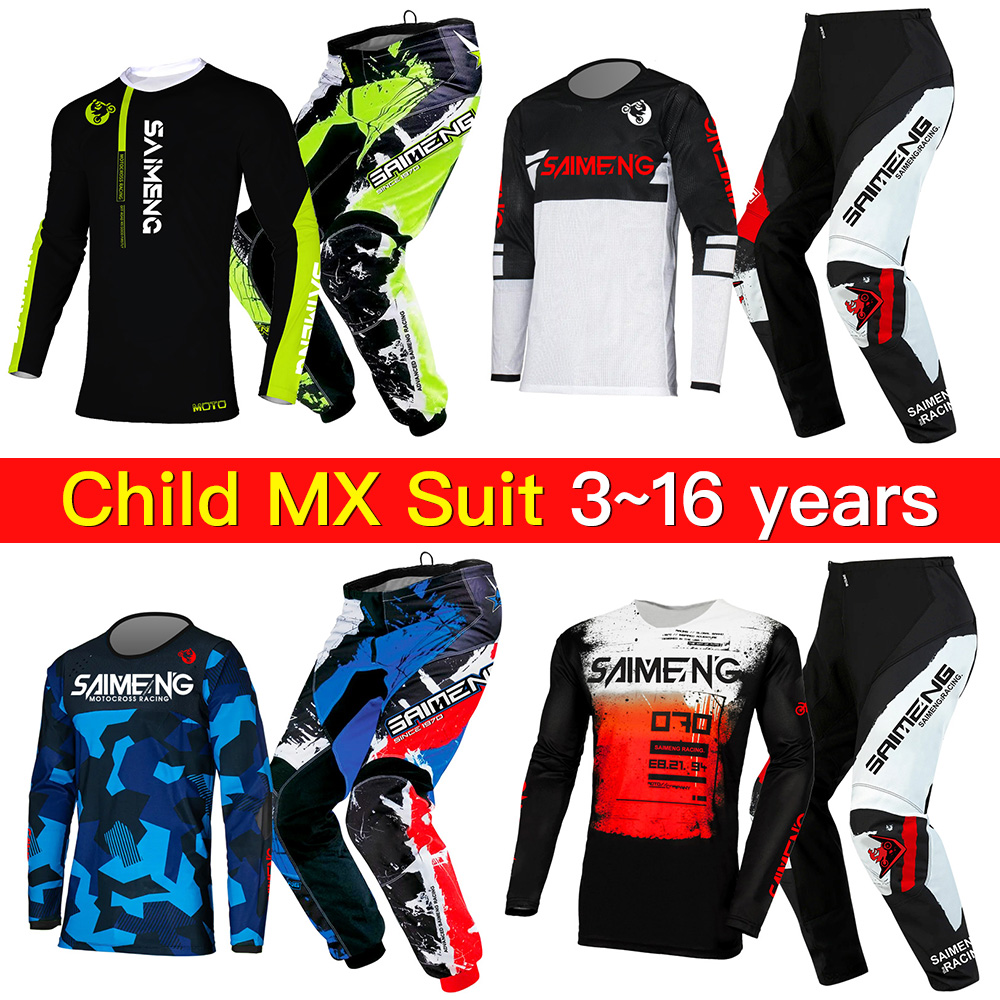 Motorcycle Gear For Kids - Traje de Enduro para Niños, Equipamiento