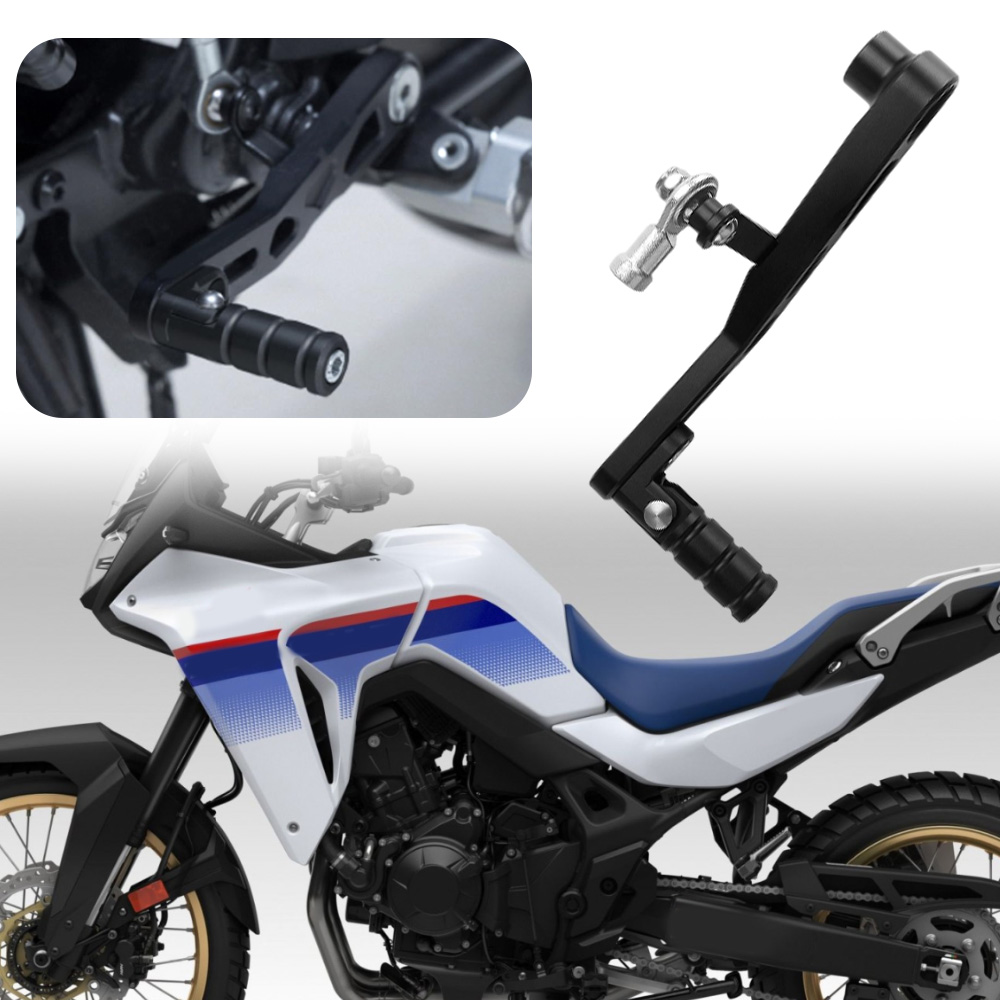 Motorcycle Gear Honda - Palanca de Cambios de Aluminio Negra/Plateada