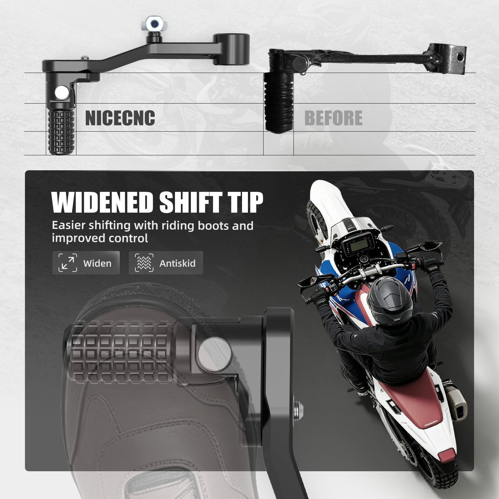 Palanca de Cambios Ajustable p - Motorcycle Gear Honda reseña y precio