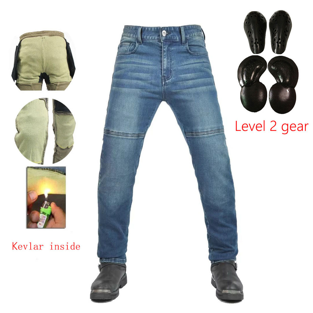 Pantalones vaqueros para motoc - Motorcycle Gear Jeans reseña y precio