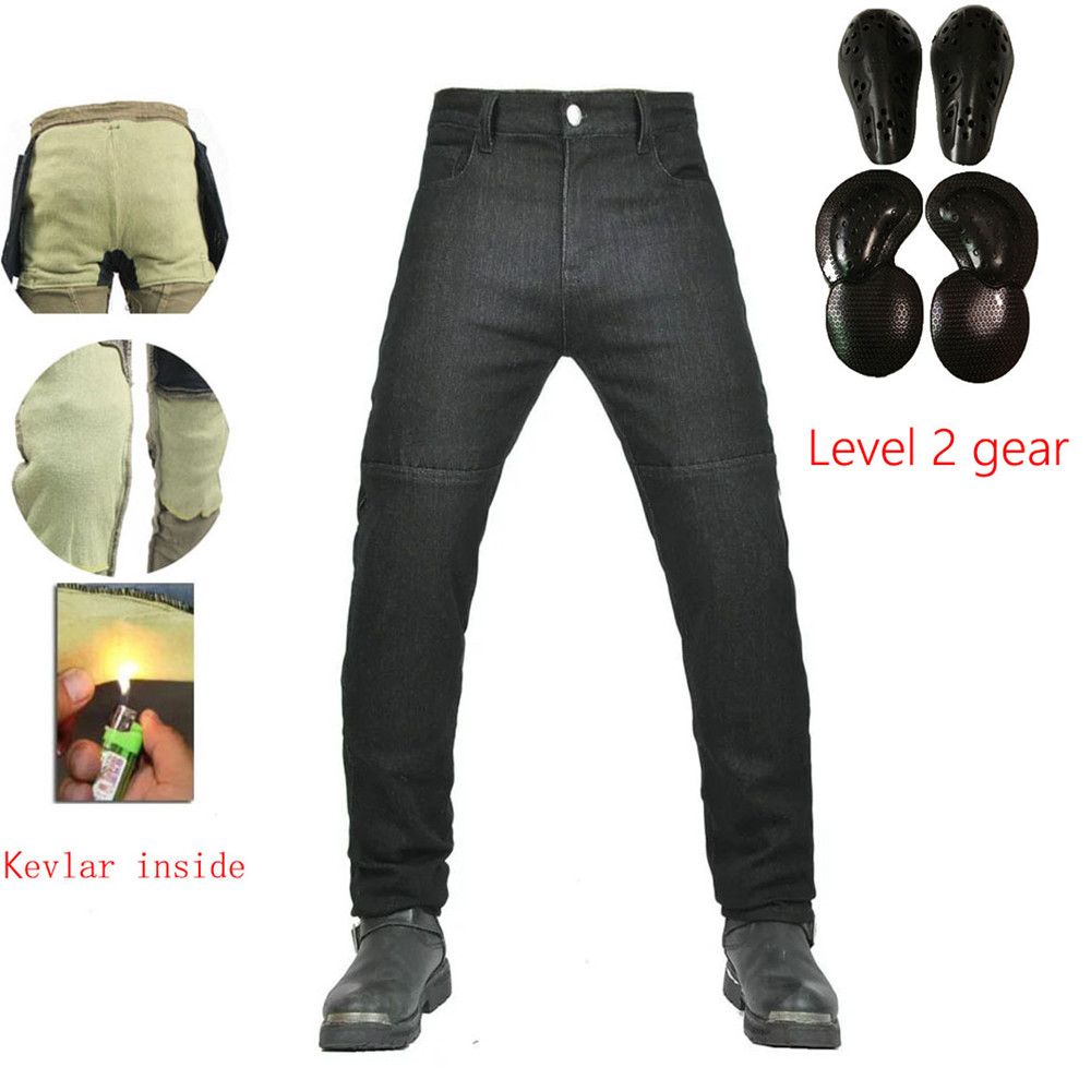 Pantalones vaqueros para motoc - Motorcycle Gear Jeans reseña y precio
