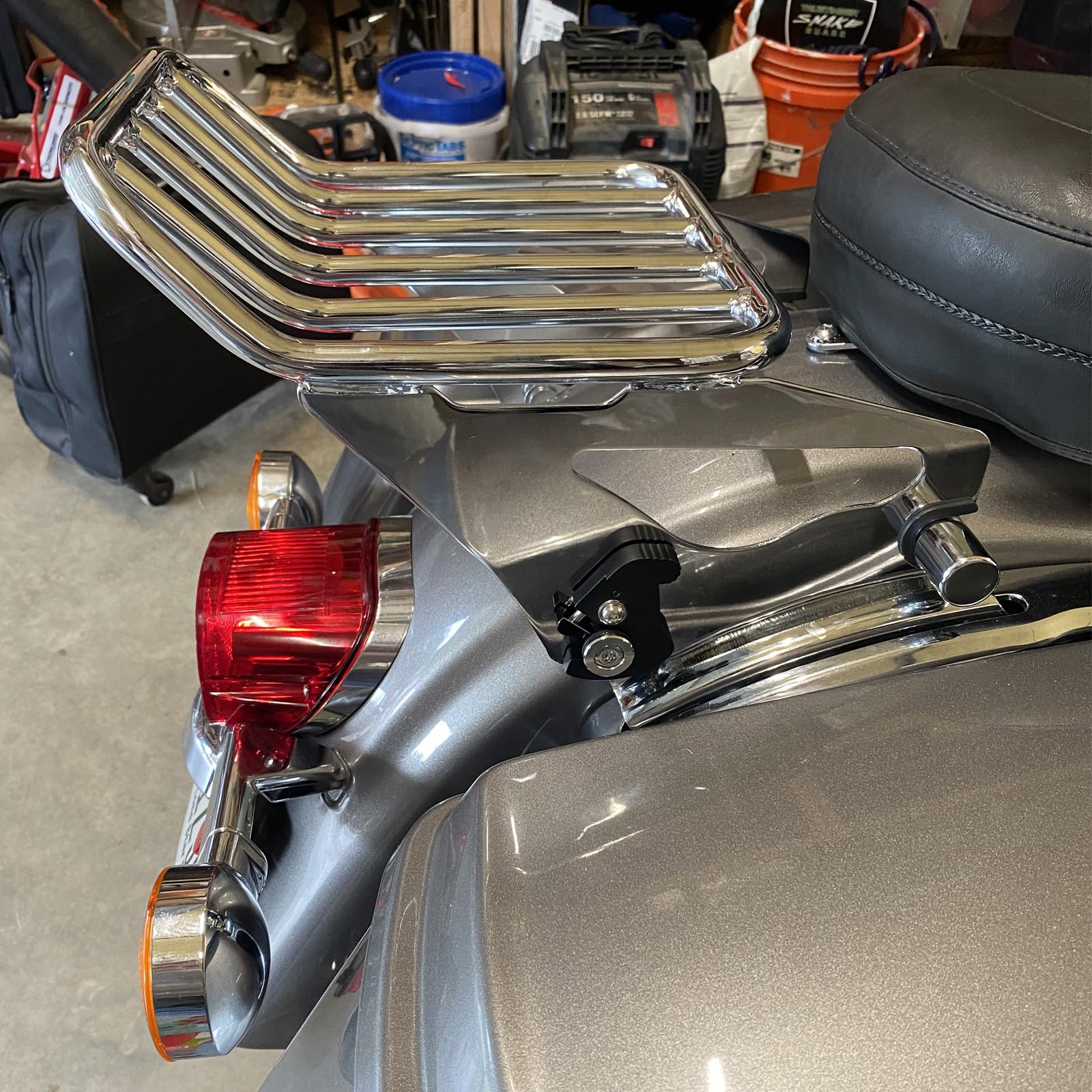 Portaequipajes Desmontable par - Motorcycle Gear Rack reseña y precio
