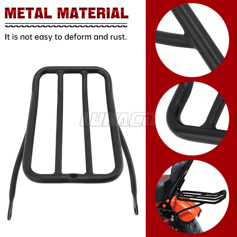 Respaldo de hierro para pasaje - Motorcycle Gear Rack reseña y precio