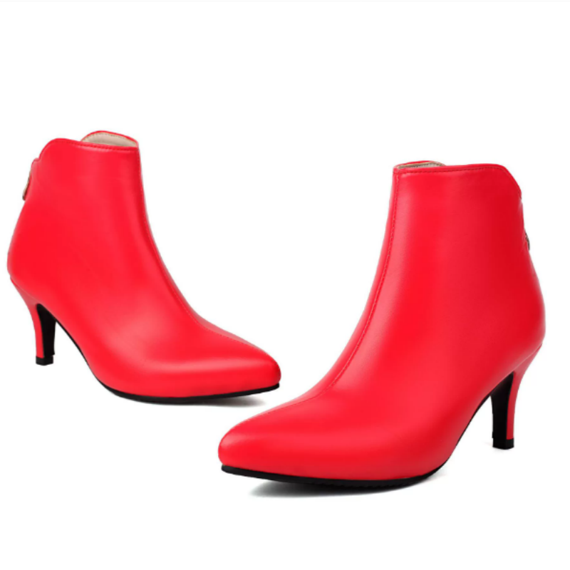 Señora 48 oro plata rojo tacon - Riding Boot Short reseña y precio