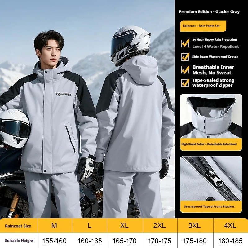 Traje Impermeable para Motocic - Motorcycle Gear Rain reseña y precio