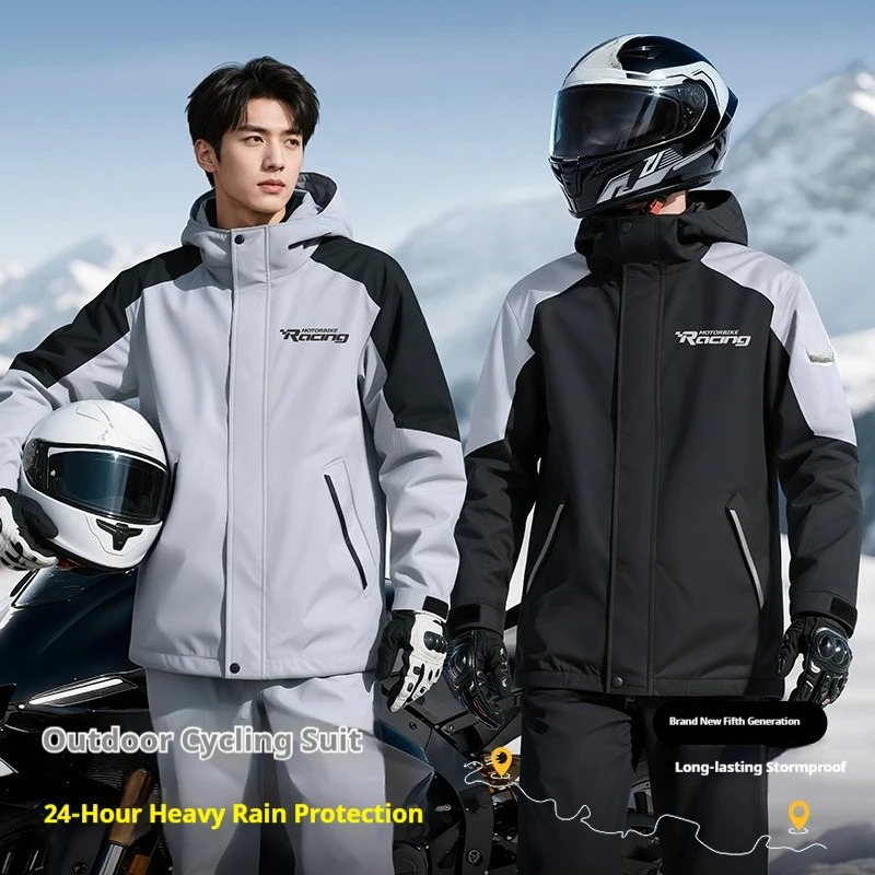 Traje Impermeable para Motocic - Motorcycle Gear Rain reseña y precio