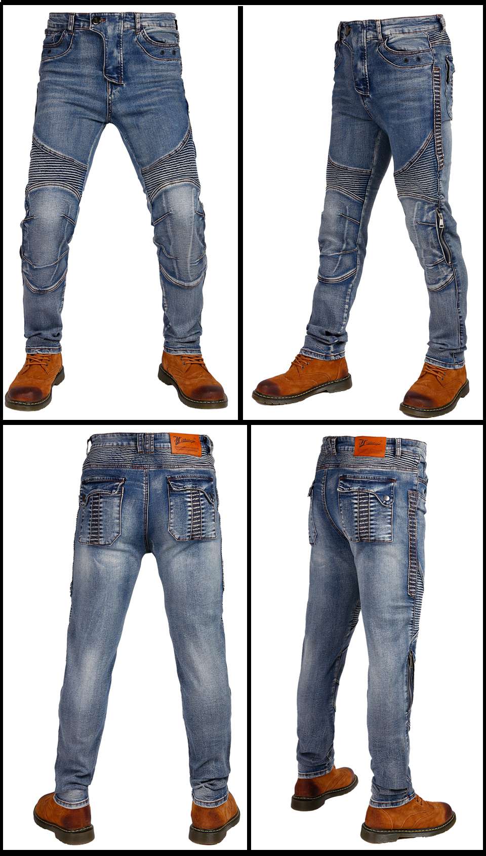 Pantalones de moto primavera y - Motorcycle Gear Jeans reseña y precio