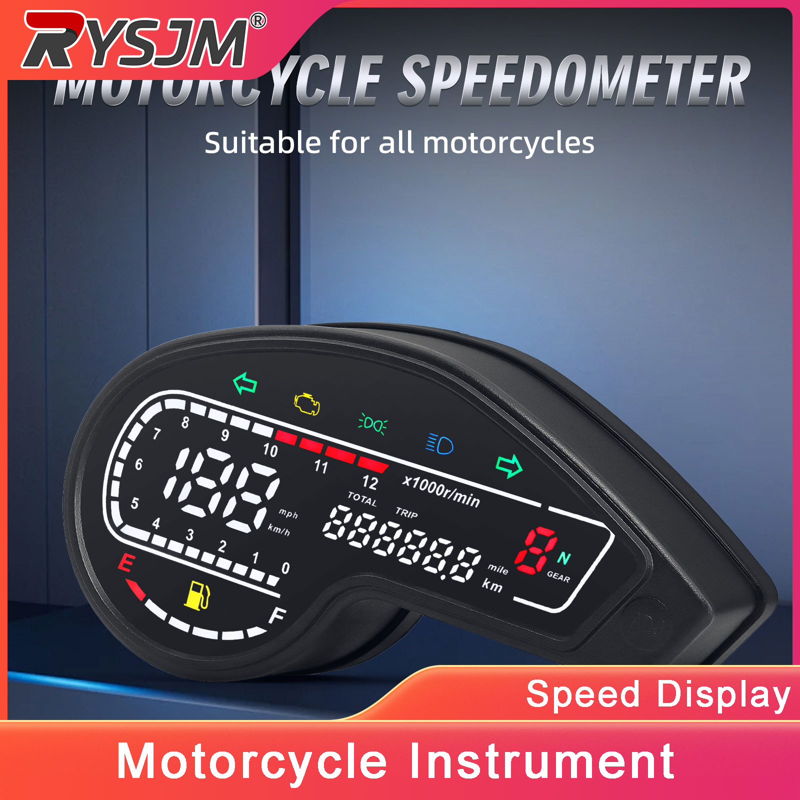 Velocímetro Digital LED para M - Motorcycle Gear Honda reseña y precio