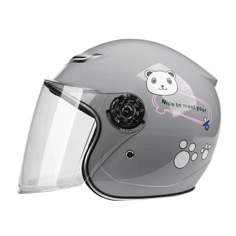 Casco ligero de cara abierta p - Motorcycle Gear For Kids reseña y precio
