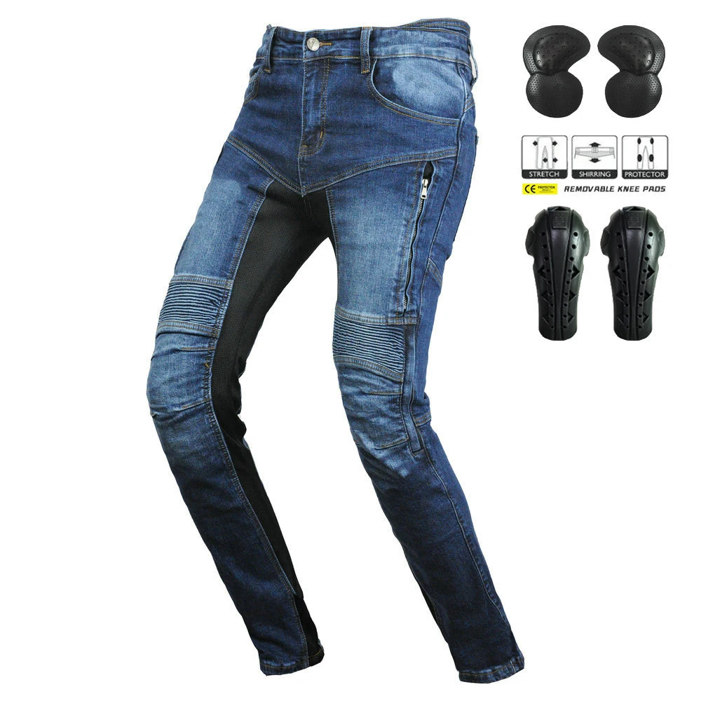 Pantalones vaqueros para motoc - Motorcycle Gear Jeans reseña y precio