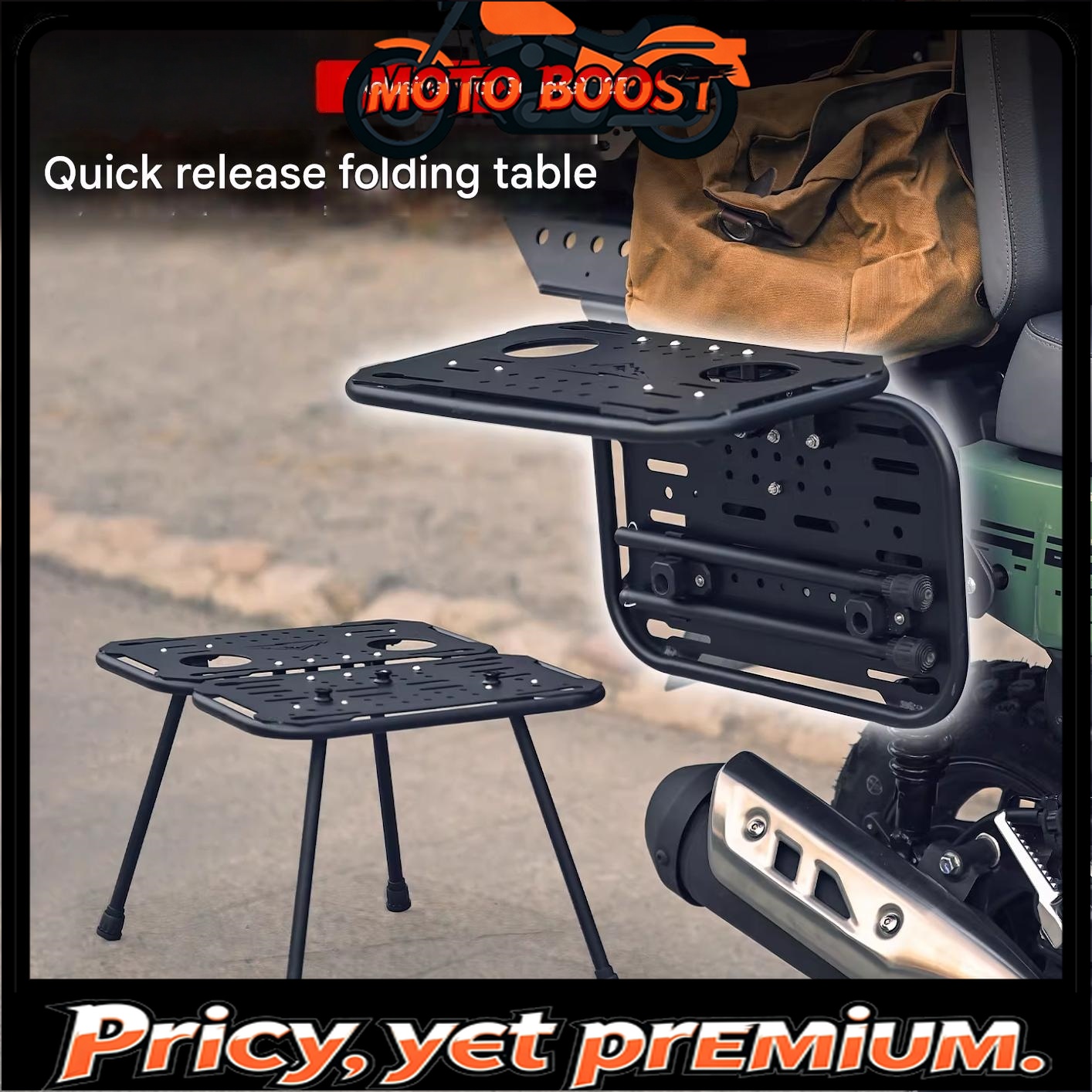 Para Honda SquareX125, Portaeq - Motorcycle Gear Rack reseña y precio
