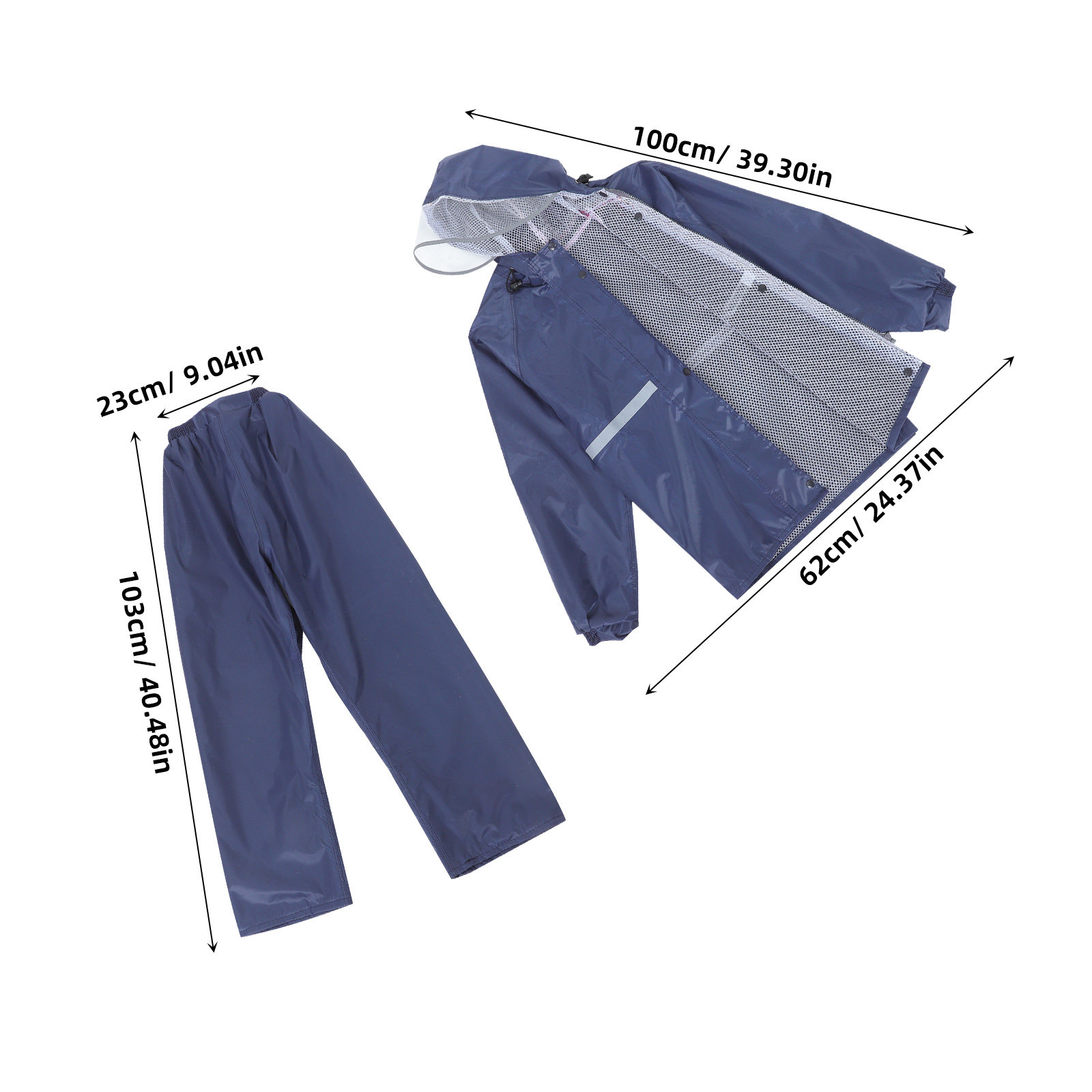 Conjunto de Impermeable y Pant - Motorcycle Gear Rain reseña y precio