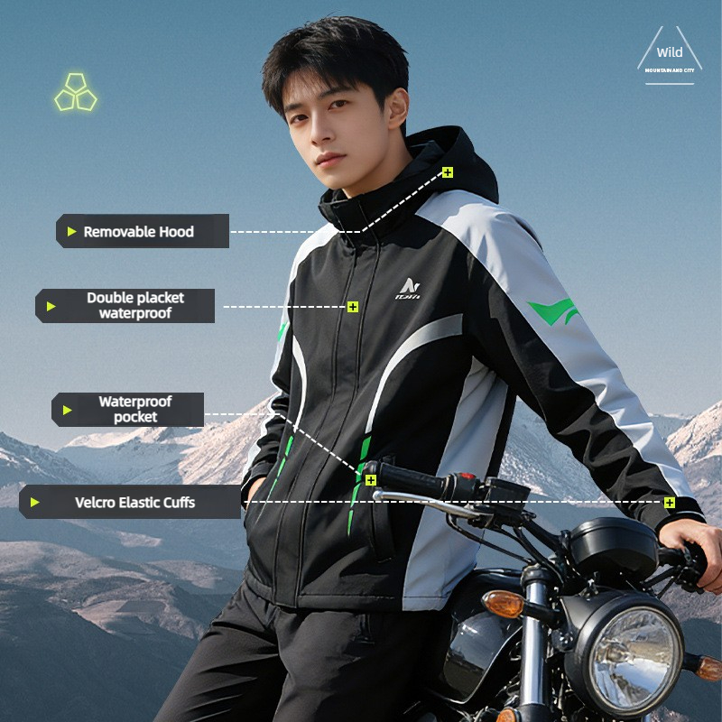 Traje de lluvia para motocicle - Motorcycle Gear Rain reseña y precio